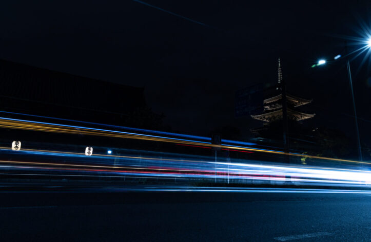 東寺光跡夜景