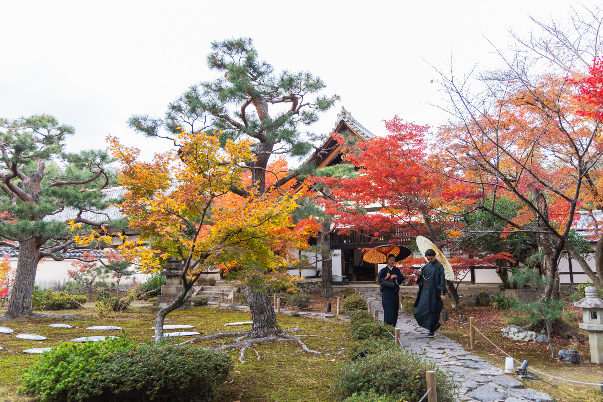 鹿王院の紅葉_出張撮影