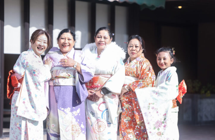 on location shooting in kyoto KIMONO